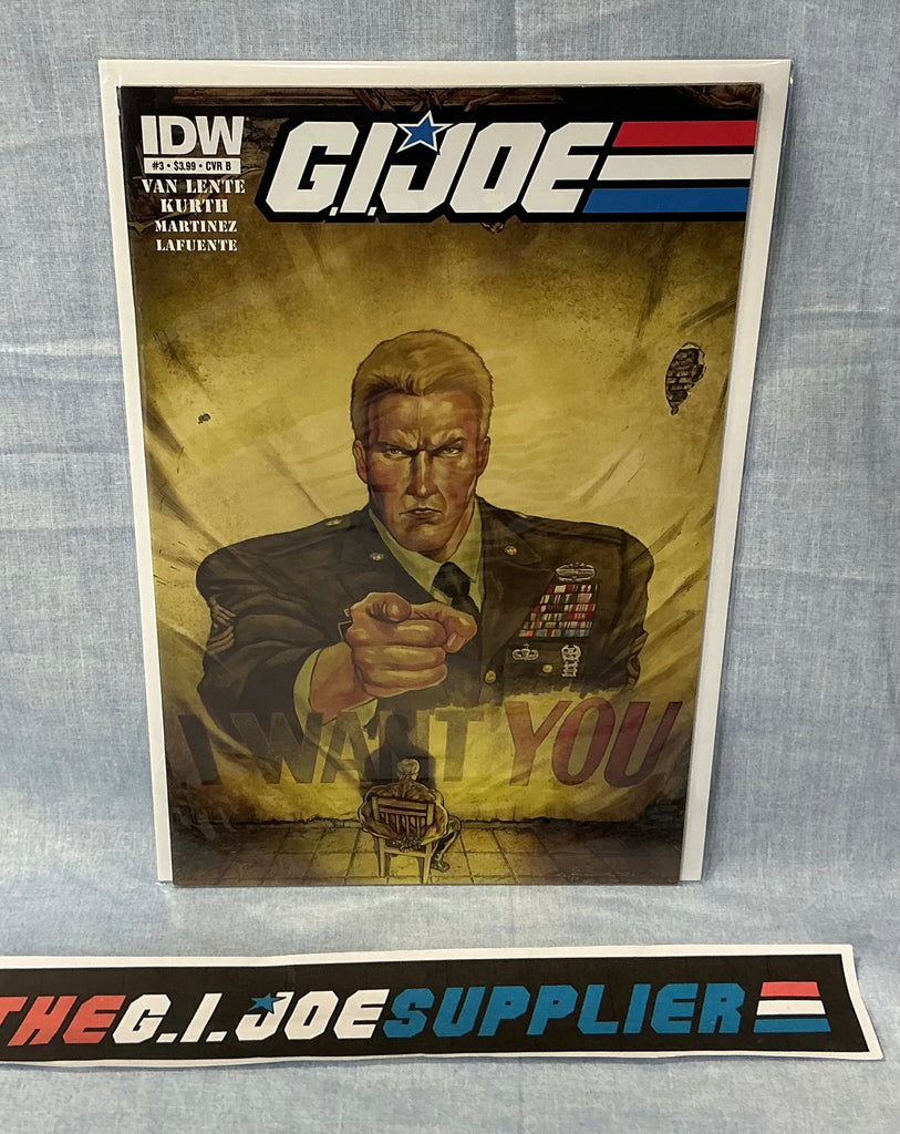 IDW PUBLISHING G.I. JOE V3 (2013-2014) ISSUE #3 [COVER B] COMIC BOOK APRIL 2013