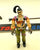 1987 VINTAGE ARAH G.I. JOE COBRA DREADNOK ZANZIBAR V1 DREADNOK PIRATE AIR SKIFF PILOT LOOSE 100% COMPLETE (g)