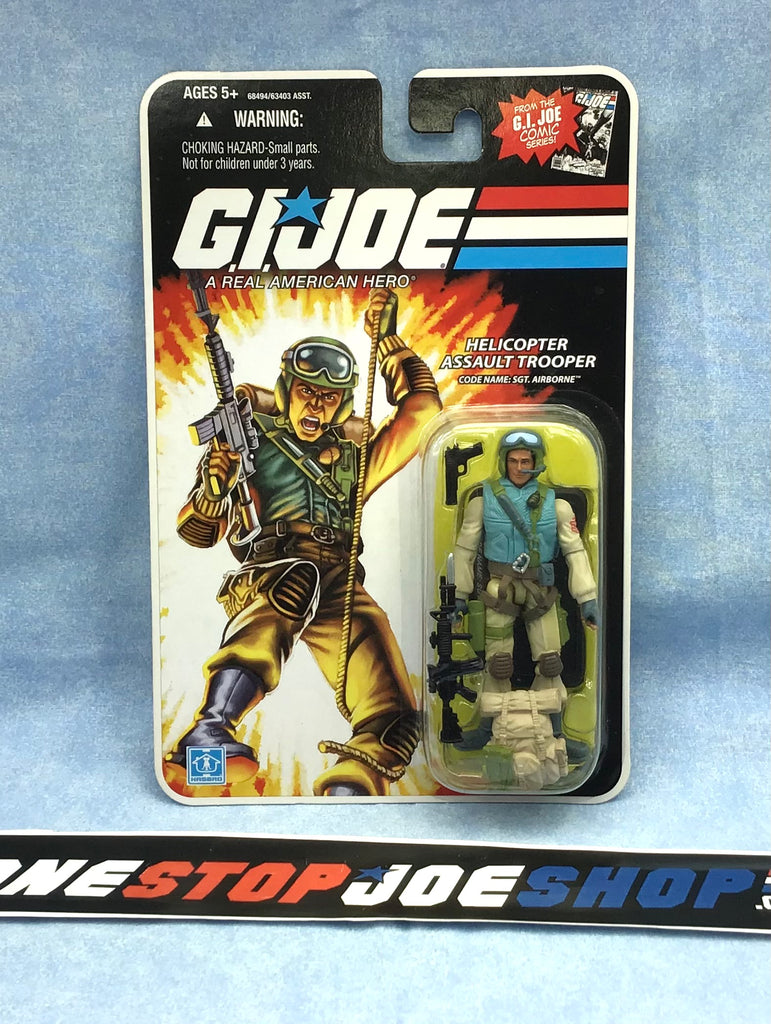 2008 25TH ANNIVERSARY G.I. JOE SGT. AIRBORNE V3 WAVE 11 NEW SEALED (b)