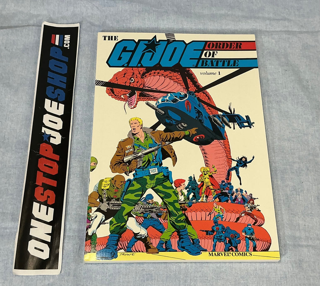 MARVEL COMICS G.I. JOE COBRA ORDER OF BATTLE (1986-1987) ISSUES #1-4 TPB COMIC BOOK