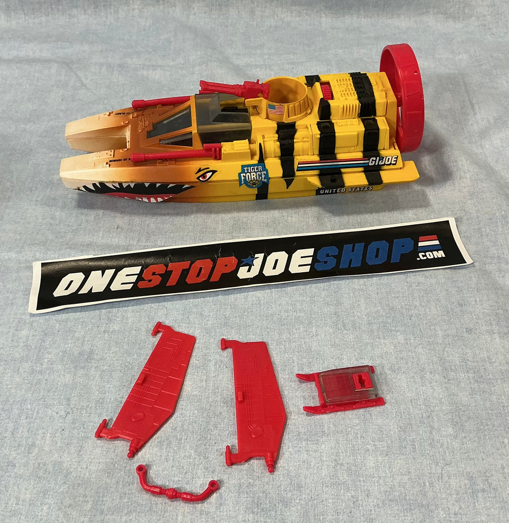 1988 VINTAGE ARAH G.I. JOE TIGER SHARK TIGER FORCE VEHICLE LOOSE 100% COMPLETE (d)