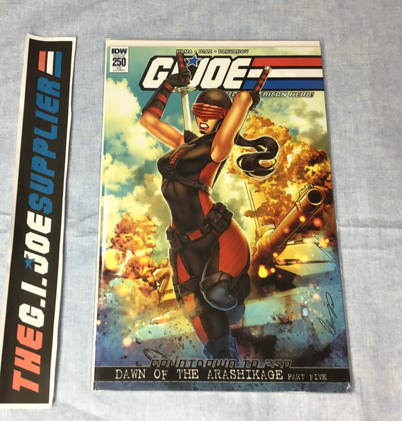 IDW PUBLISHING G.I. JOE A REAL AMERICAN HERO (2010-2022) ISSUE #250 [COVER RE ELIAS CHATZOUDIS] COMIC BOOK MARCH 2018 HIGH GRADE