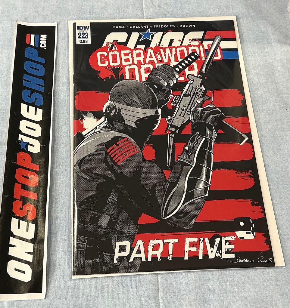 IDW PUBLISHING G.I. JOE A REAL AMERICAN HERO (2010-2022) ISSUE #223 [COVER A MOONEY] COMIC BOOK JANUARY 2016 HIGH GRADE (bh)
