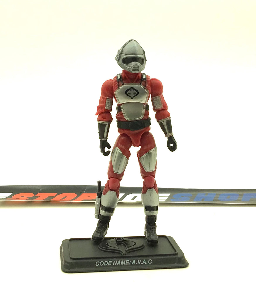 2008 25TH ANNIVERSARY G.I. JOE COBRA A.V.A.C. AVAC V2 BRAVO VEHICLE FIREBAT PILOT LOOSE 100% COMPLETE NO F/C