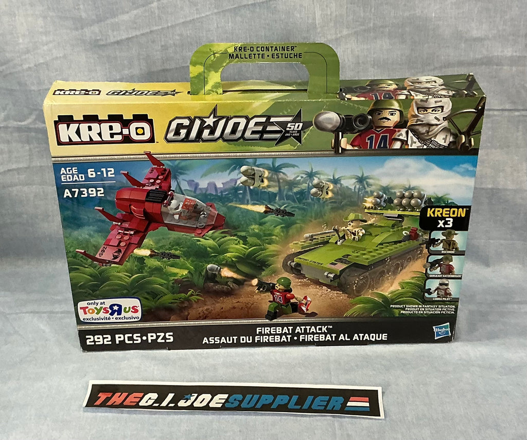 KRE-O A7392 G.I. JOE COBRA FIREBAT ATTACK SET NEW SEALED