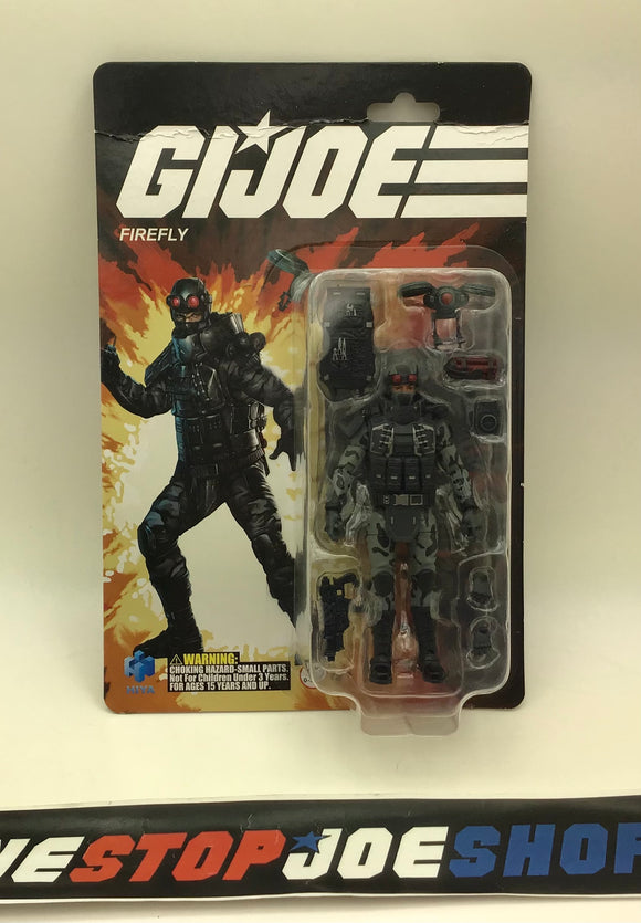 2024 HIYA TOYS G.I. JOE COBRA FIREFLY EXQUISITE MINI SERIES 1/18 SCALE 4 INCH NEW SEALED BLEMISHED CARD