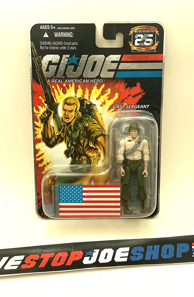 2008 25TH ANNIVERSARY G.I. JOE DUKE V26 WAVE 7 NEW SEALED FOIL CARD (b)