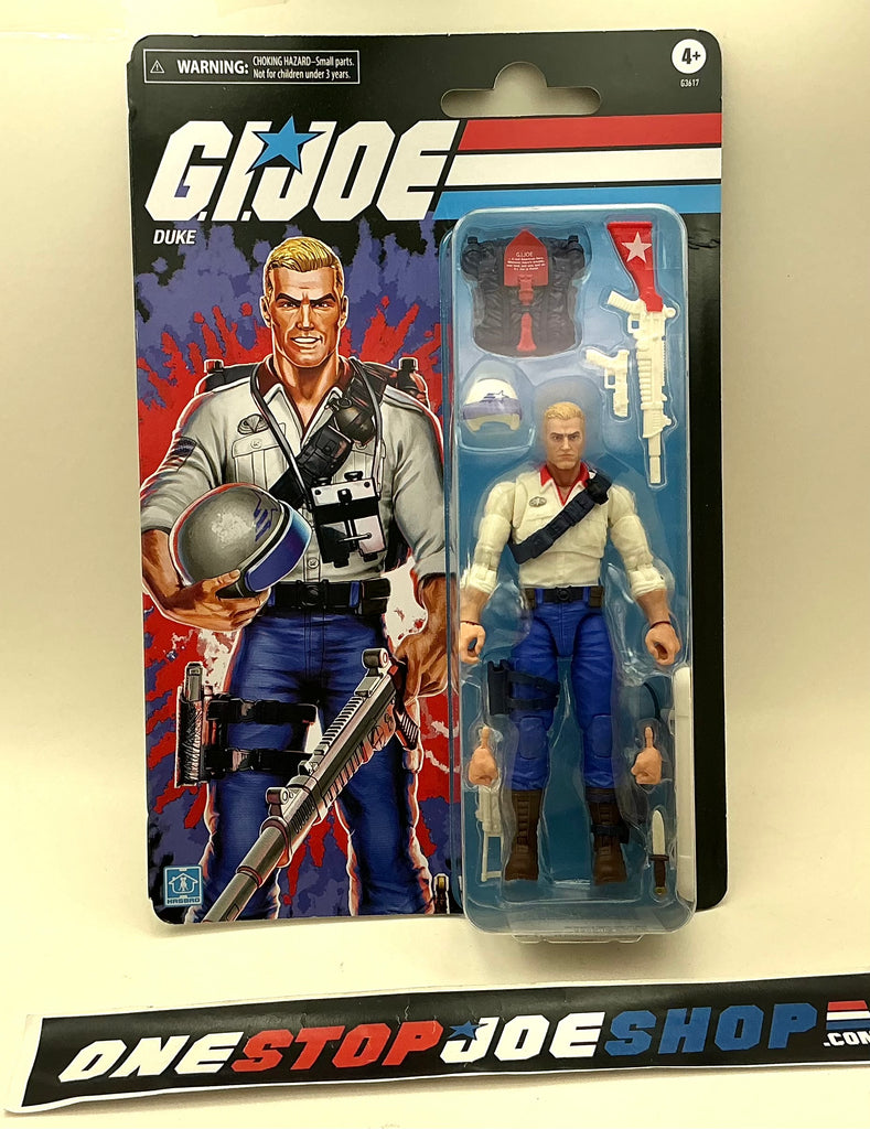 2026 CLASSIFIED RETRO CARDBACK G.I. JOE 250TH USA ANNIVERSARY DUKE 6" FIGURE FIRST SERGEANT WAL-MART EXCLUSIVE NEW SEALED BLEMISHED CARD