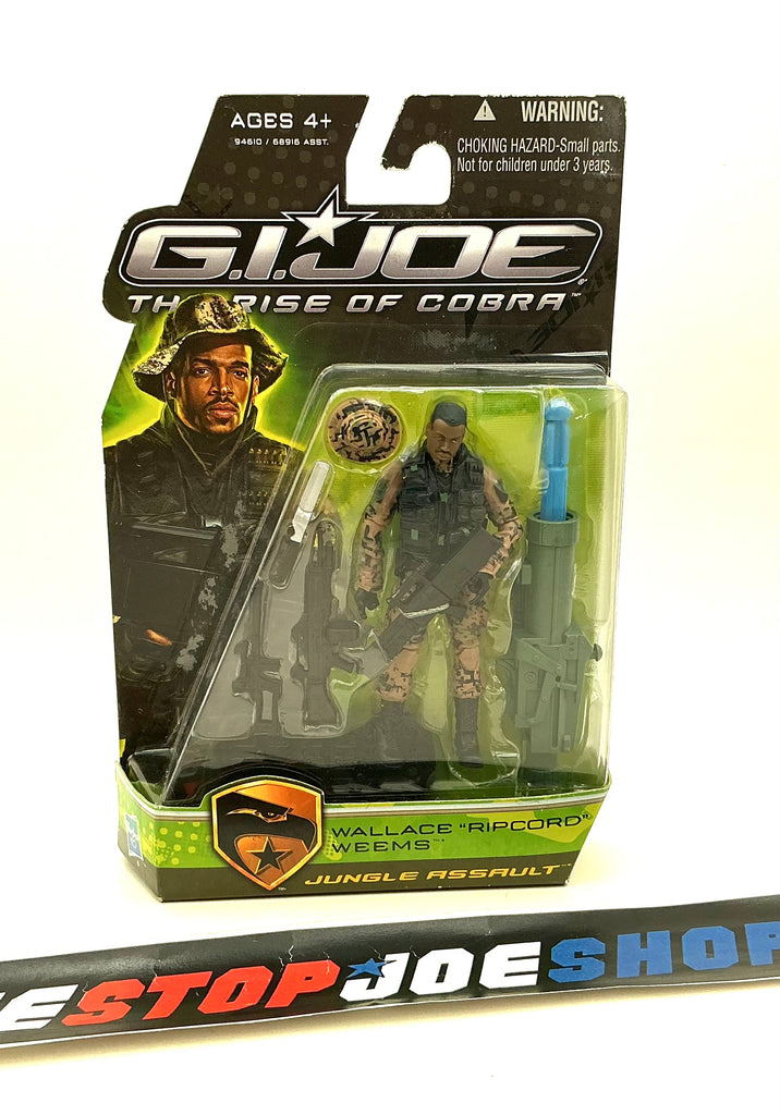 2009 ROC G.I. JOE RIPCORD V5 JUNGLE ASSAULT NEW SEALED