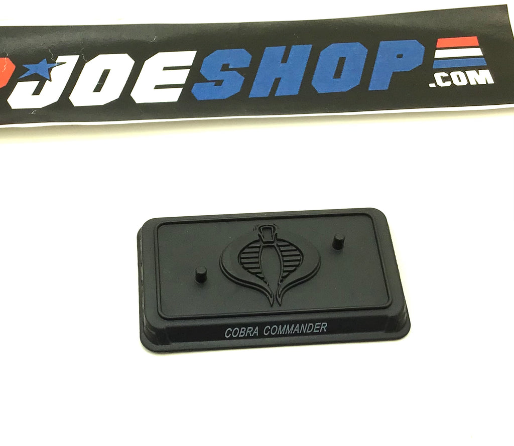 2011 30TH ANNIVERSARY COBRA COMMANDER V48 TWO PEG FIGURE STAND ACCESSORY PART CUSTOMS