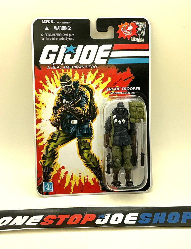 2008 25TH ANNIVERSARY G.I. JOE SNAKE EYES V35 WAVE 8 NEW SEALED
