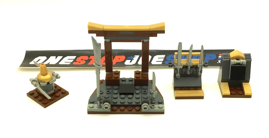 KRE-O G.I. JOE COBRA KREON NINJA TEMPLE BATTLE PLAY SET ONLY LOOSE COMPLETE