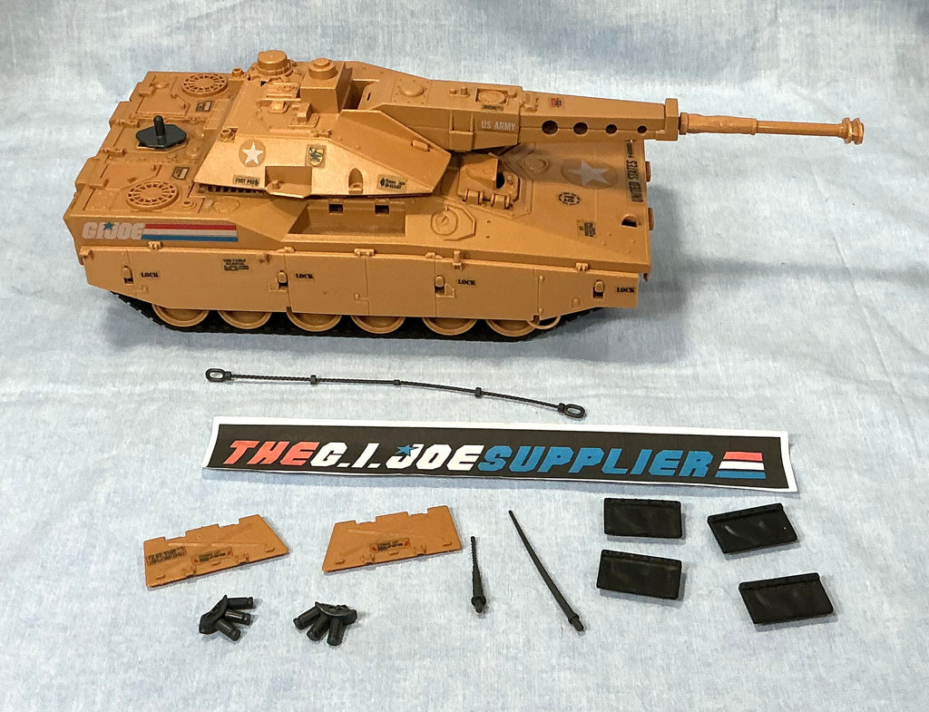 1985 VINTAGE ARAH G.I. JOE MAULER M.B.T. TANK VEHICLE ONLY LOOSE 100% COMPLETE (e) WORKS