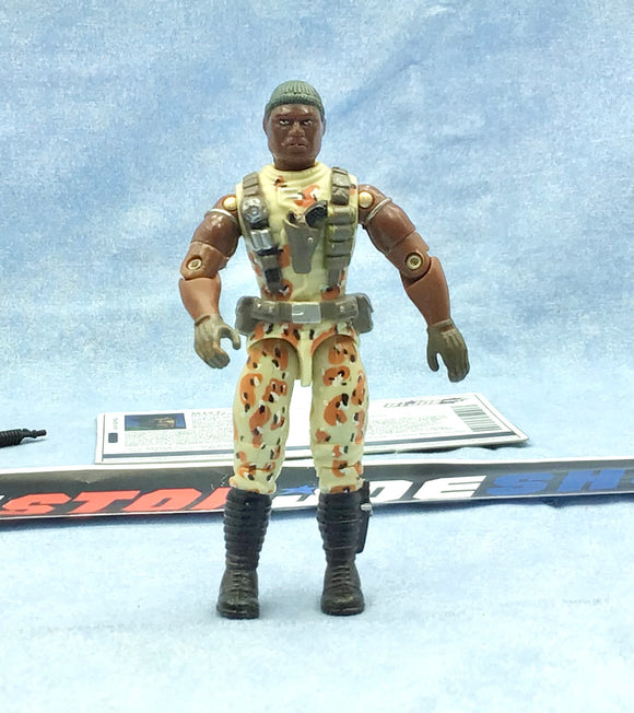 2004 VVV G.I. JOE SGT. STALKER V6 DESERT PATROL RANGER TRU EXCLUSIVE LOOSE 100% COMPLETE + F/C