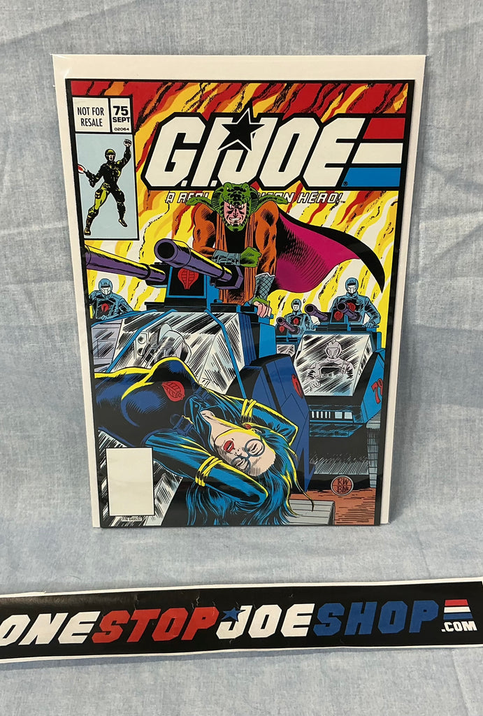 HASBRO G.I. JOE A REAL AMERICAN HERO ISSUE #75 CLASSIC COMIC PACK REPRINT COMIC BOOK 2005