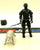 1985 VINTAGE ARAH G.I. JOE SNAKE EYES W/ TIMBER V2 NINJA COMMANDO LOOSE 100% COMPLETE (f)