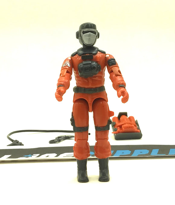 1985 VINTAGE ARAH G.I. JOE BARBECUE V1 FIRE FIGHTER LOOSE 100% COMPLETE (e)