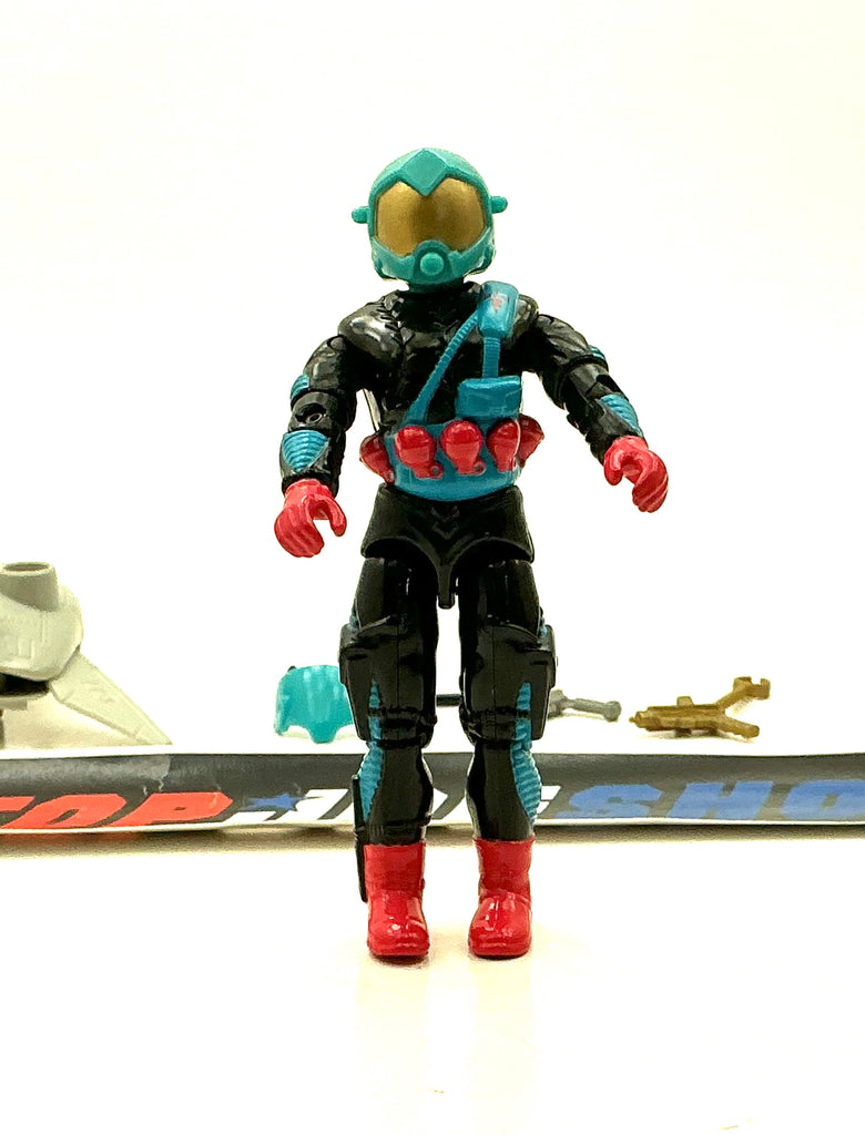 1989 VINTAGE ARAH G.I. JOE COBRA T.A.R.G.A.T. TARGAT V1 TRANS ATMOSPHERIC RAPID GLOBAL ASSAULT TROOPER 100% COMPLETE (b)