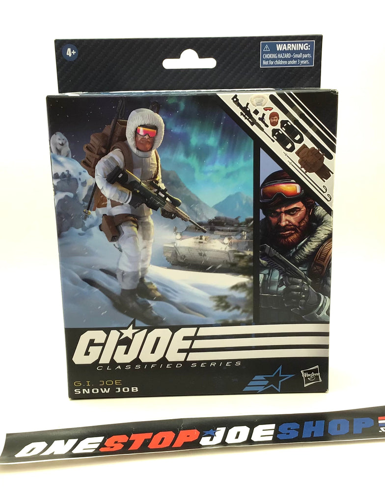 2023 CLASSIFIED G.I. JOE SNOW JOB #67 6" FIGURE HASBRO PULSE DELUXE EXCLUSIVE NEW SEALED