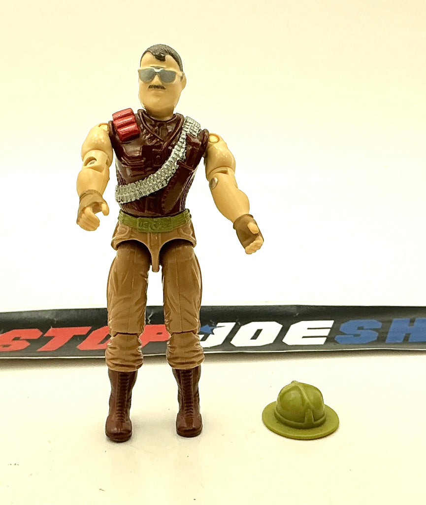 1988 VINTAGE ARAH G.I. JOE SGT. SLAUGHTER V3 WARTHOG DRIVER LOOSE 100% COMPLETE (e)