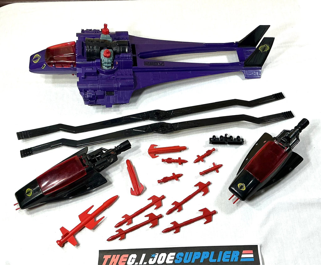 1987 VINTAGE ARAH G.I. JOE COBRA MAMBA VEHICLE ONLY LOOSE 100% COMPLETE (e) WORKS