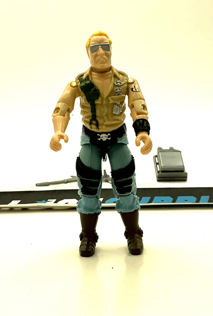 1985 VINTAGE ARAH G.I. JOE COBRA DREADNOK BUZZER V1 LOOSE 100% COMPLETE (k)