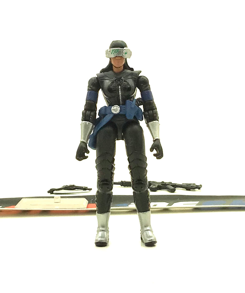 2008 DTC G.I. JOE COBRA MUNITIA V1 COBRA MERCENARY LOOSE 100% COMPLETE + FULL CARD