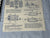 1985 VINTAGE ARAH COBRA CRIMSON C.A.T. CAT ATTACK TANK BLUEPRINTS