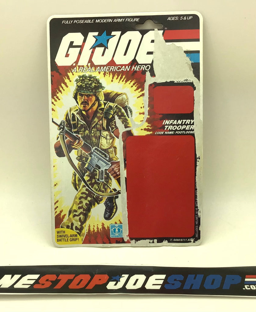 1985 VINTAGE ARAH FOOTLOOSE V1 FULL FILE CARD PEACH (c)