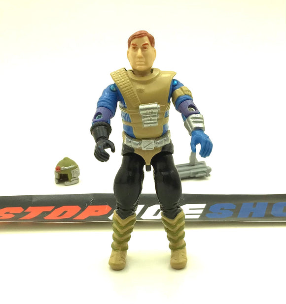 1987 VINTAGE ARAH G.I. JOE KNOCKDOWN V1 BATTLE FORCE 2000 SKY-SWEEPER DRIVER LOOSE 100% COMPLETE (d)