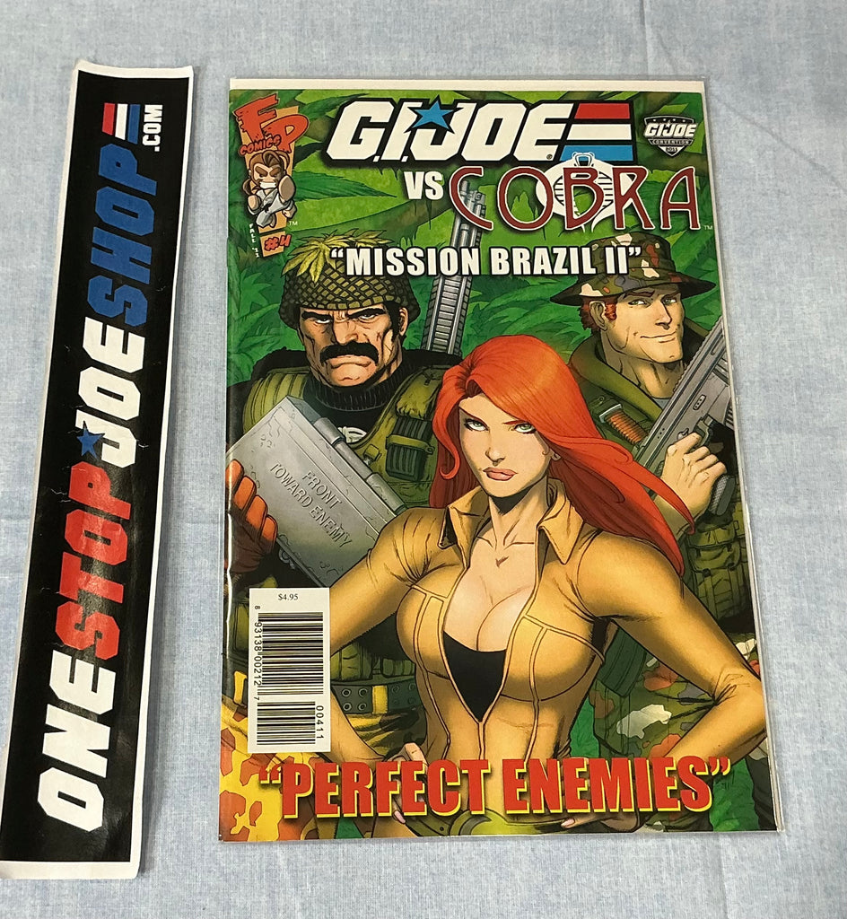 FUN PUBLICATIONS G.I. JOE VS. COBRA (2008-2018) ISSUE #4 JOECON EXCLUSIVE COMIC BOOK DECEMBER 2011 HIGH GRADE (bt)