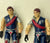 1985 VINTAGE ARAH G.I. JOE COBRA TOMAX & XAMOT V1 CRIMSON GUARD COMMANDERS LOOSE 100% COMPLETE (e)