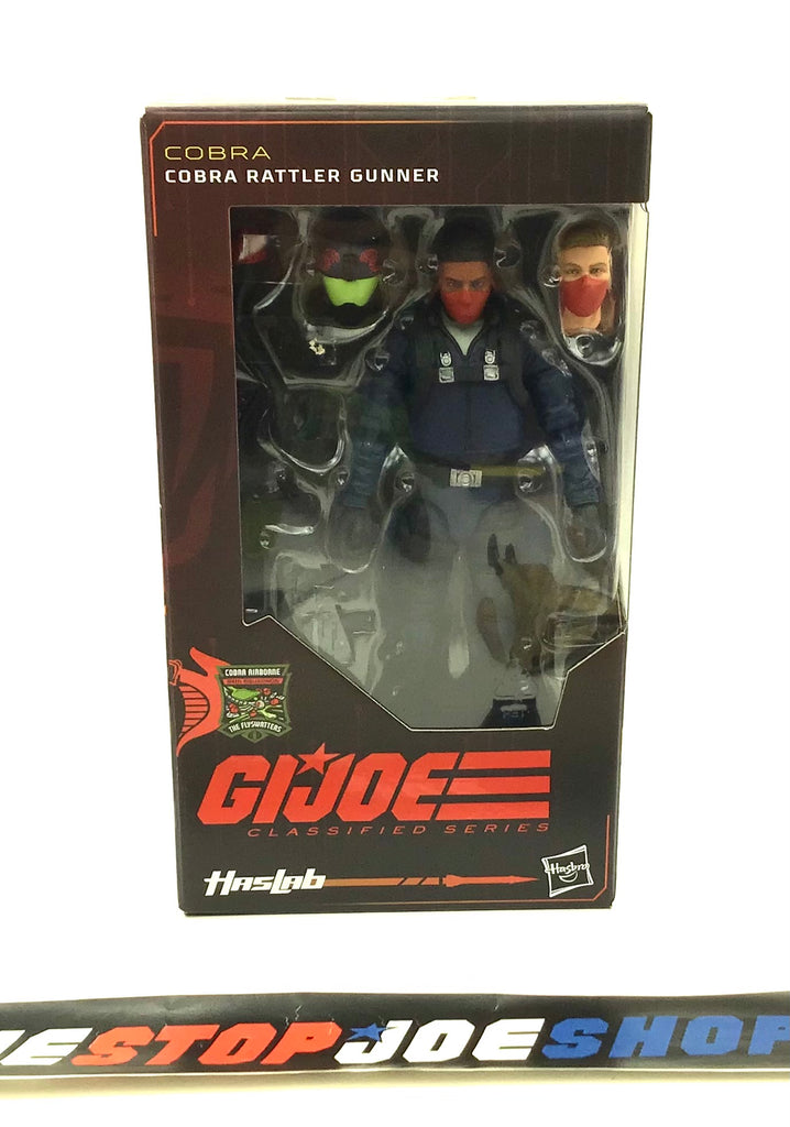 2025 CLASSIFIED G.I. JOE COBRA RATTLER GUNNER #185 6" FIGURE HASBRO PULSE HASLAB EXCLUSIVE NEW SEALED