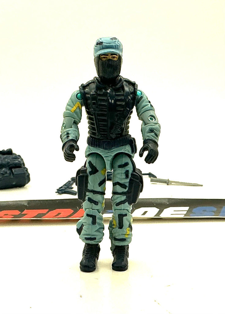 1988 VINTAGE ARAH G.I. JOE SHOCKWAVE V1  S.W.A.T. SPECIALISTS LOOSE 100% COMPLETE (f)
