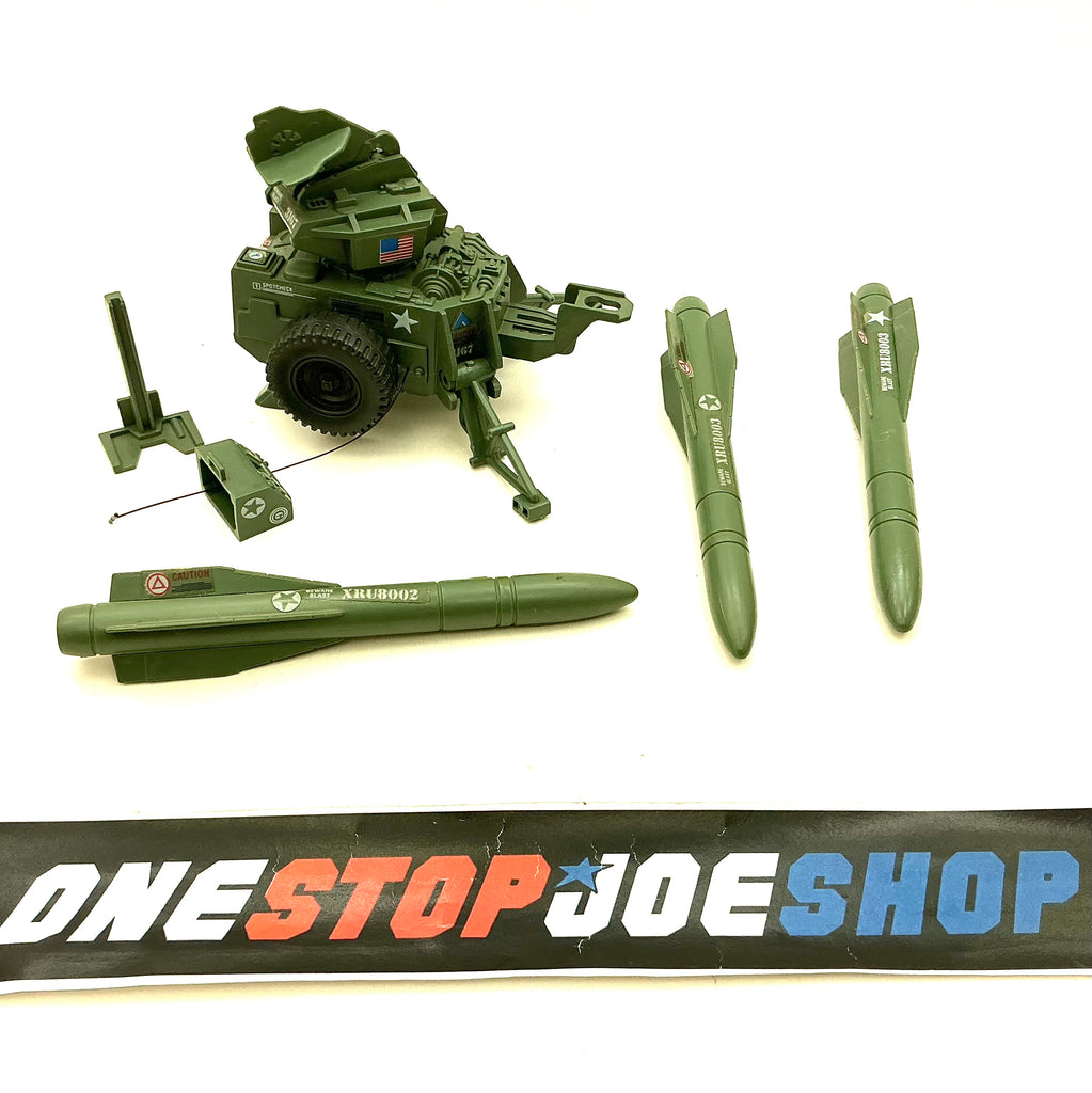 1982 VINTAGE ARAH G.I. JOE M.M.S. MMS MOBILE MISSILE SYSTEM VEHICLE ONLY LOOSE 100% COMPLETE (g)