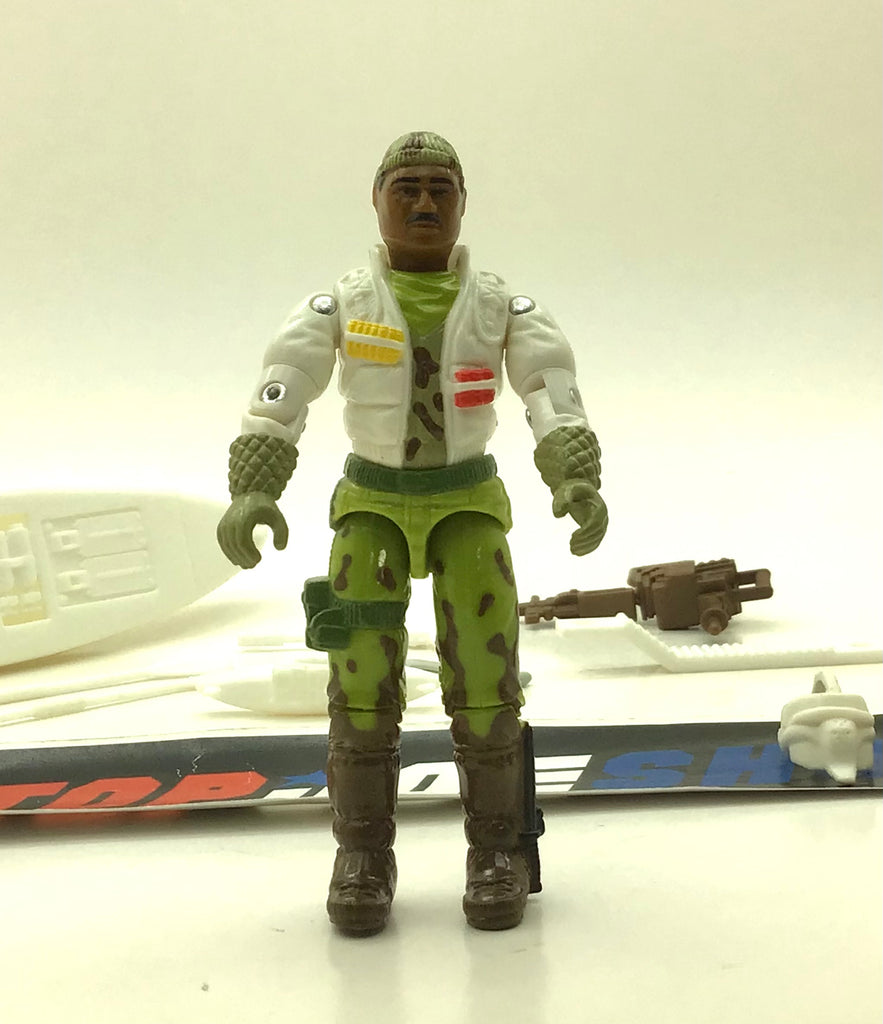 1989 VINTAGE ARAH G.I. JOE STALKER V2 TUNDRA RANGER LOOSE 100% COMPLETE (b)