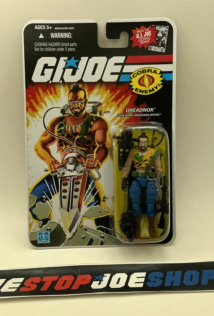 2008 25TH ANNIVERSARY G.I. JOE COBRA DREADNOK RIPPER V7 WAVE 12 NEW SEALED