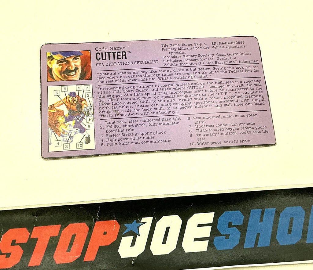 1992 VINTAGE ARAH CUTTER V2 FILE CARD