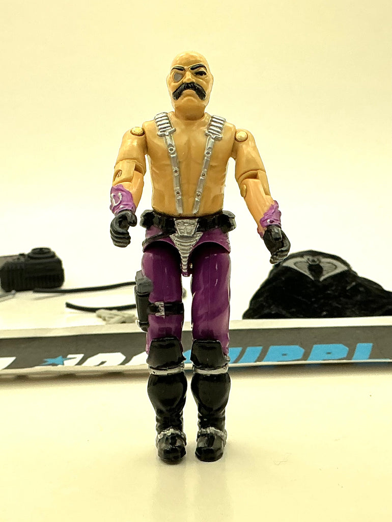 1986 VINTAGE ARAH G.I. JOE COBRA DR. MINDBENDER V1 MASTER OF MIND CONTROL LOOSE 100% COMPLETE (k)