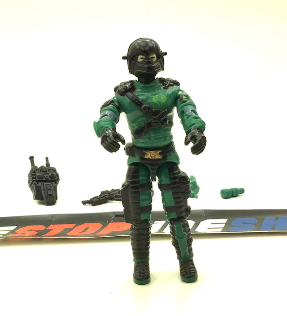 1989 VINTAGE ARAH G.I. JOE COBRA NIGHT-VIPER V1 COBRA NIGHT FIGHTER LOOSE 100% COMPLETE (c)