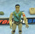 1983 VINTAGE ARAH G.I. JOE AIRBORNE V1 HELICOPTER ASSAULT TROOPER LOOSE 100% COMPLETE