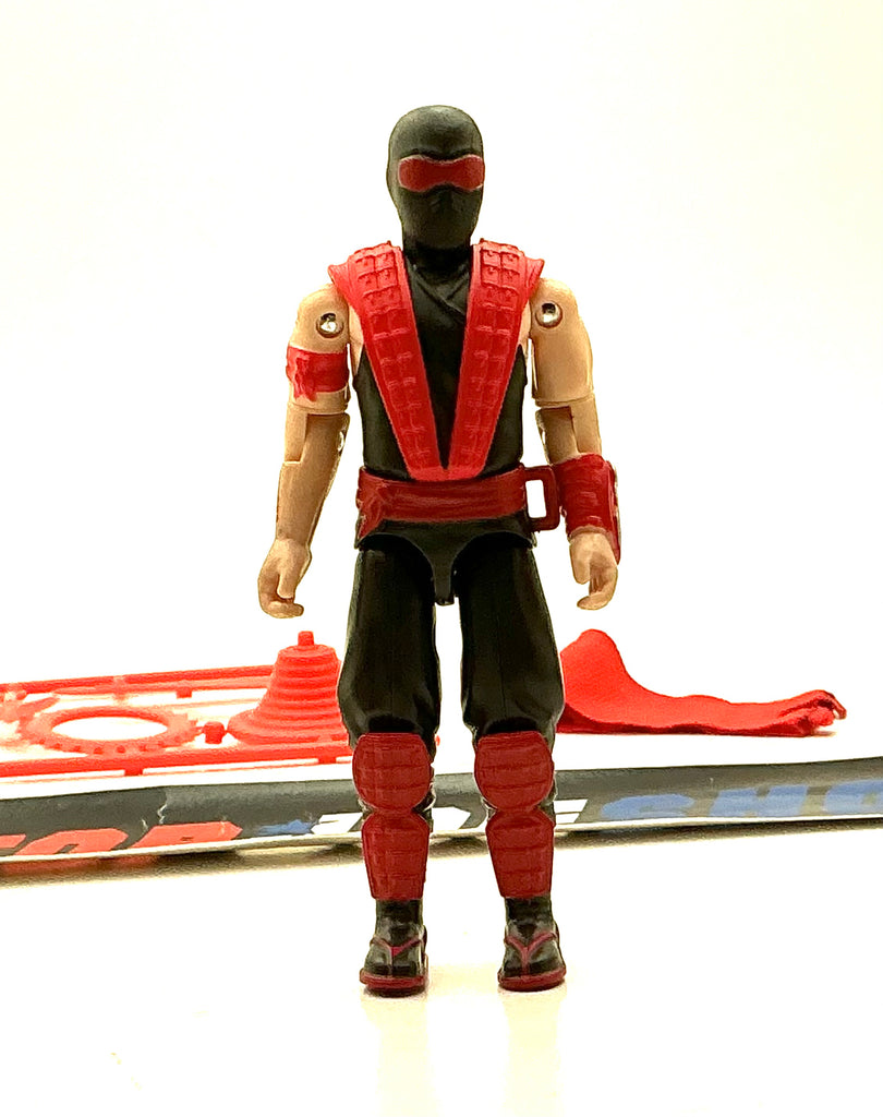 2026 SUPER7 REACTION+ G.I. JOE SNAKE EYES NINJA FORCE O-RING TARGET EXCLUSIVE LOOSE 100% COMPLETE + FULL CARD