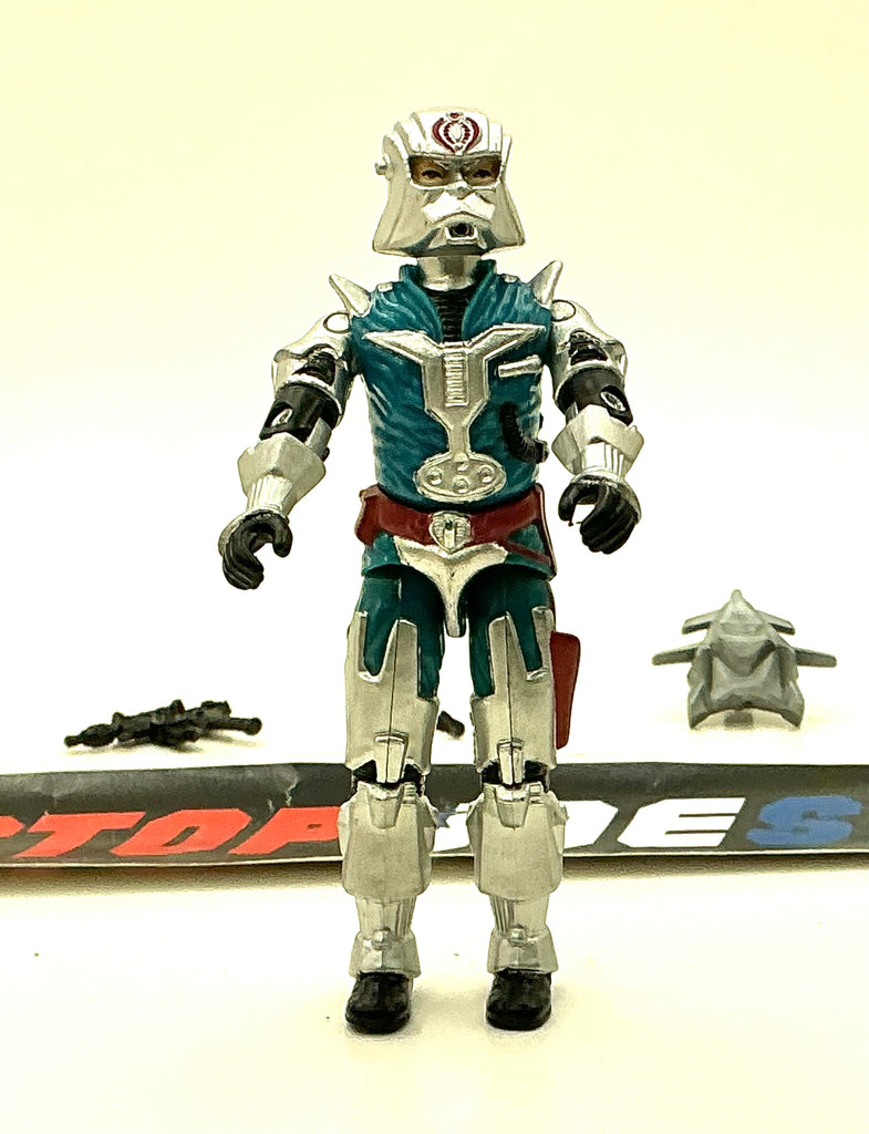 1987 VINTAGE ARAH G.I. JOE COBRA COMMANDER V3 BATTLE ARMOR LOOSE 100% COMPLETE (f)