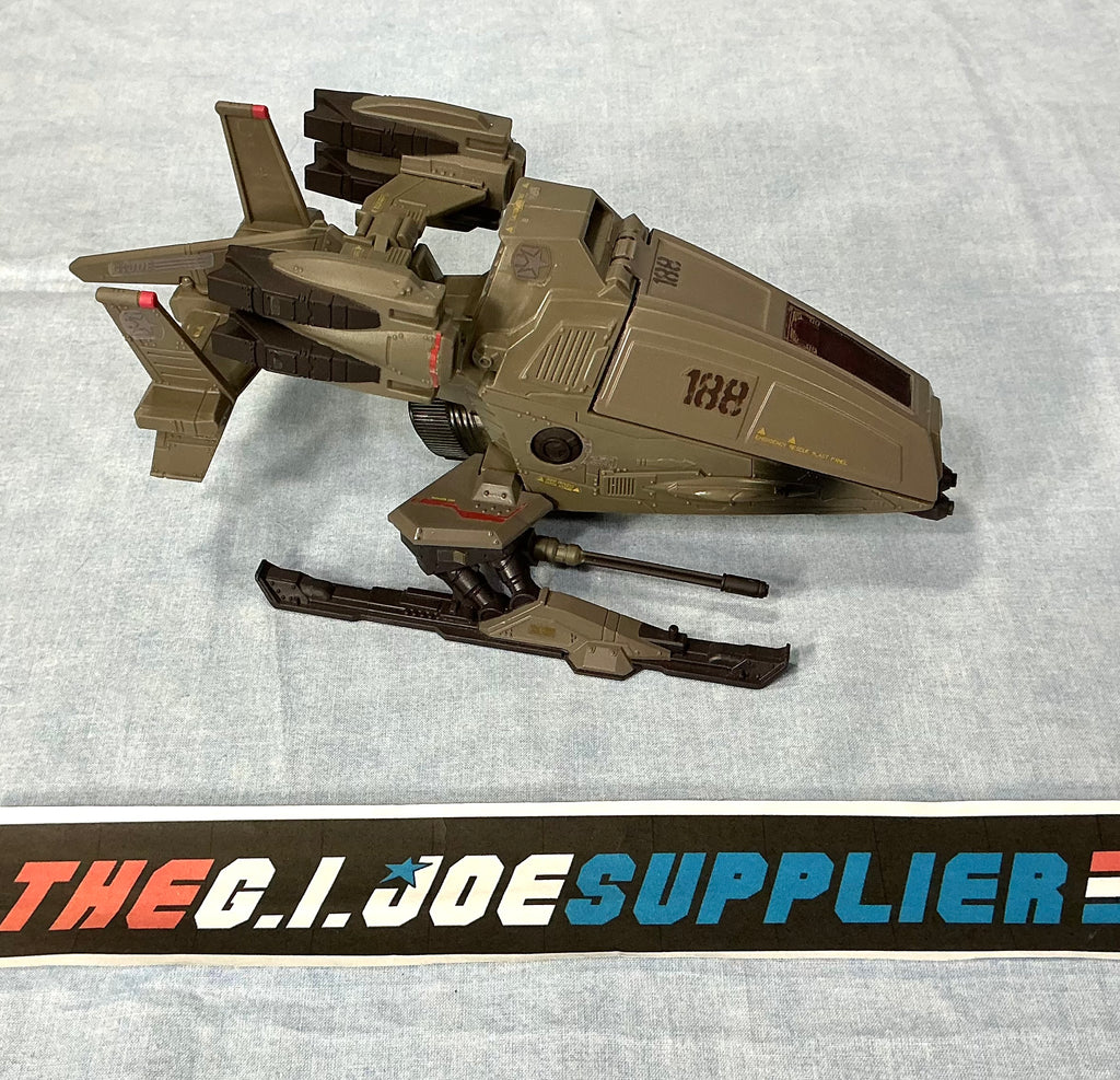 2010 POC G.I. JOE GHOST HAWK ALPHA VEHICLE ONLY LOOSE 100% COMPLETE DECAL APPLIED (c)