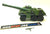 1984 ARAH G.I. JOE SLUGGER SELF PROPELLED CANNON VEHICLE ONLY LOOSE 100% COMPLETE (e)