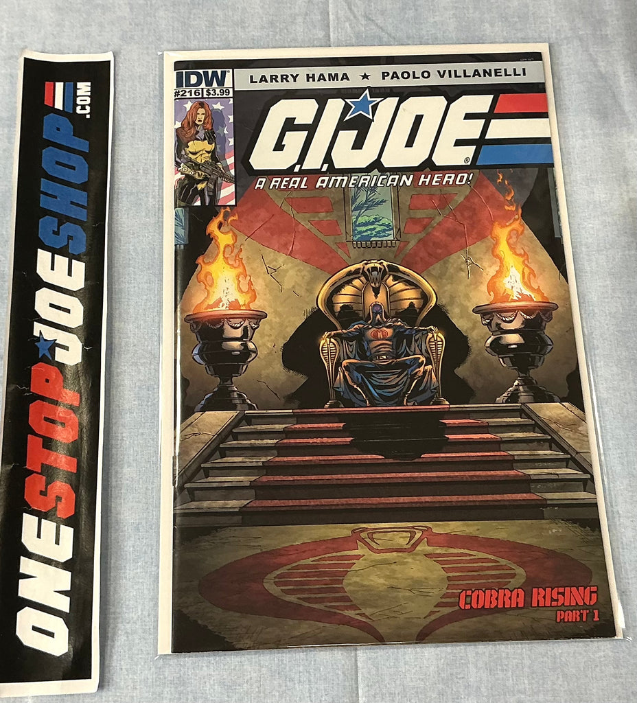 IDW PUBLISHING G.I. JOE A REAL AMERICAN HERO (2010-2022) ISSUE #216 [COVER A GALLANT] COMIC BOOK JULY 2015 HIGH GRADE (bh)