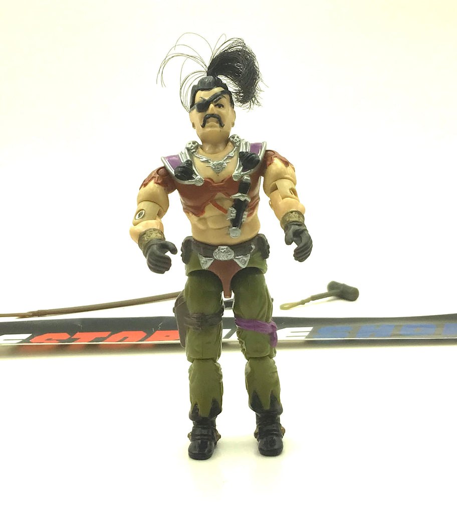 1987 VINTAGE ARAH G.I. JOE DREADNOK ZANZIBAR V1 DREADNOK PIRATE AIR SKIFF PILOT LOOSE 100% COMPLETE (e)