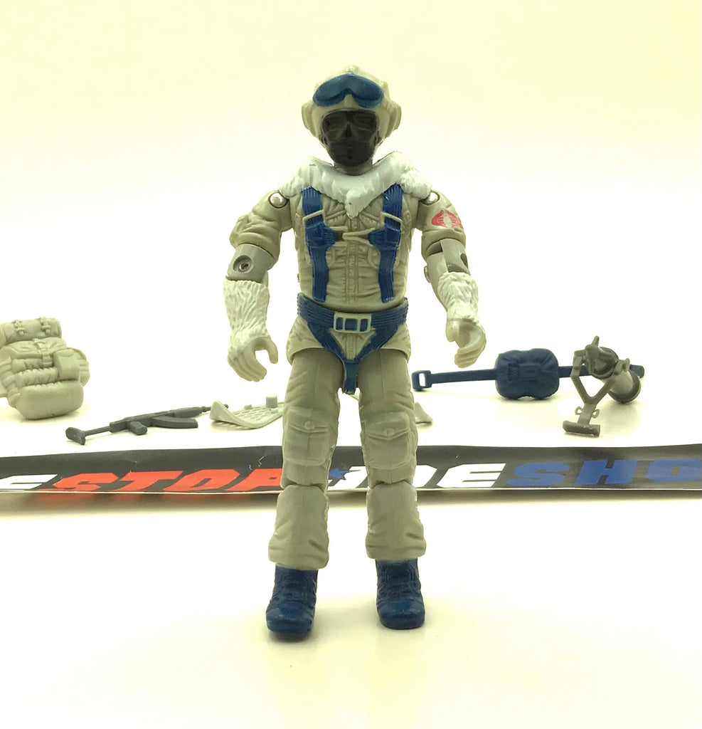1985 VINTAGE ARAH G.I. JOE COBRA SNOW SERPENT V1 POLAR ASSAULT LOOSE FIGURE (n)