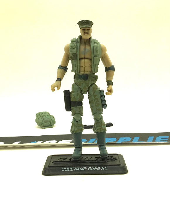 2007 25TH ANNIVERSARY G.I. JOE GUNG HO V18 WAVE 4 LOOSE COMPLETE + FULL FOIL CARD 