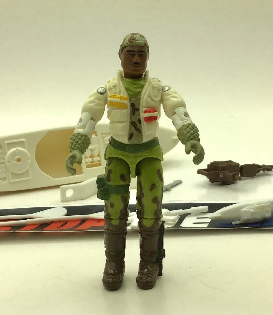 1989 VINTAGE ARAH G.I. JOE STALKER V2 TUNDRA RANGER LOOSE 100% COMPLETE (c)